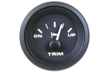 Image of Sierra International Premier Pro 2in Trim Gauge For Johnson/Evinrude/Suzuki, Black, 62726P