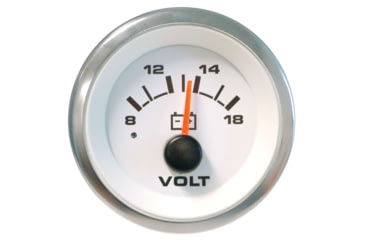 Image of Sierra International Premier Pro Series - Voltmeters-12 And 24 Volt- 12 Volt System, White, 62555P