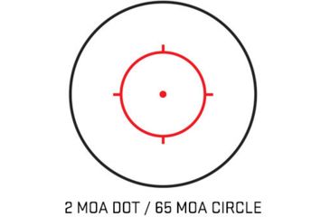 Image of USED SIG SAUER Romeo5 1x20mm Red Dot Sight, 2 MOA Red Dot Reticle, 65 MOA Circle Dot, 1 x AAA Battery, Matte, Black, SOR52102, EDEMO4, Condition Fair, Used