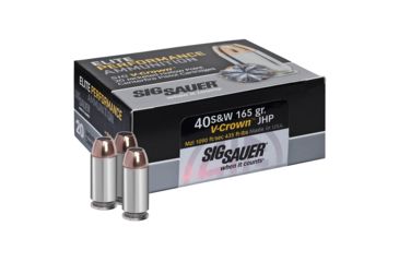 Image of SIG SAUER 40S&amp;W 180gr Elite V-Crown JHP /20 E40SW2-20