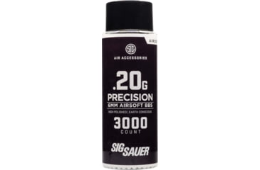 Image of SIG SAUER 6mm Polymer BB Airsoft Ammo, .20G, 3000 CT, AIR-6MM-20G-3K
