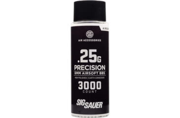 Image of SIG SAUER 6mm Polymer BB Airsoft Ammo, .25G, 3000 CT, AIR-6MM-25G-3K