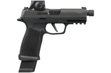 Image of SIG SAUER Barrel, 9MM, 4.3 Threaded Barrel, 1/2X28 Thread Pitch, Fits Sig P365, Nitride Finish, Black, Loaded Chamber Indicator