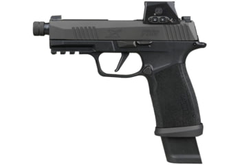 Image of SIG SAUER Barrel, 9MM, 4.3 Threaded Barrel, 1/2X28 Thread Pitch, Fits Sig P365, Nitride Finish, Black, Loaded Chamber Indicator