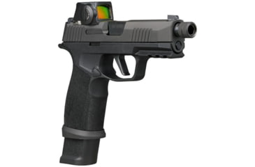 Image of SIG SAUER Barrel, 9MM, 4.3 Threaded Barrel, 1/2X28 Thread Pitch, Fits Sig P365, Nitride Finish, Black, Loaded Chamber Indicator