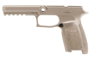 Image of SIG SAUER 9/40/357 P320 Grip Module Assemblies, Coyote, Full Size, Small, GRIP-MOD-F-943-SM-COY