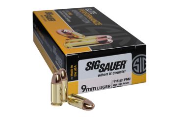 Image of SIG SAUER 9 mm 115gr FMJ /50 E9MMB1-50