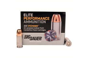 Image of SIG SAUER 9 mm 147gr Elite V-Crown JHP /20 E9MMA3-20