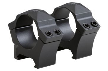 Image of SIG SAUER Alpha Aluminium Hunting Rifle Scope Rings, 35mm, High, Matte Black, SOA10024
