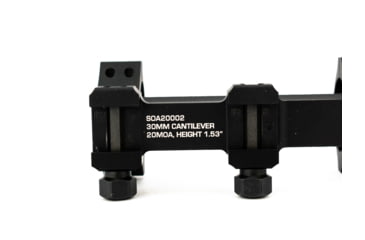 Image of SIG SAUER Alpha Scope Mount Ring, 30mm, 1.53, 0 MOA, 6061-T6, Black, Small, SOA20001