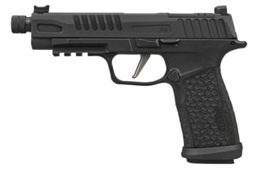 Image of Sig Sauer Barrel, 9Mm, 4.9 in Threaded Barrel, 1/2X28 Thread Pitch, Fits Sig P365 Fuse, Nitride Finish, Black, Loaded Chamber Indicator 8902025, SG8902025