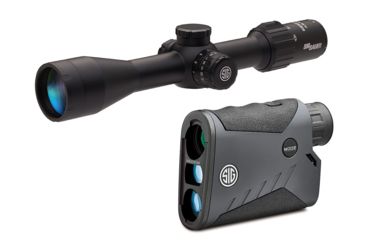 Image of SIG SAUER BDX Combo Kit KILO1000BDX Laser Rangefinder and SIERRA3BDX Rifle Scope, 4.5-14X44MM, Black, SOK10BDX03