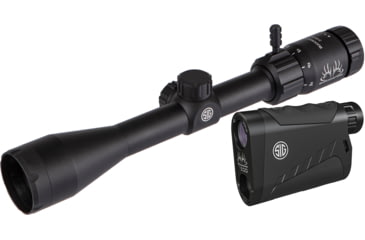 Image of SIG SAUER Buckmasters 1500 Laser Rangefinder &amp; 3-9x40mm Scope Combo, Black, Small, SOK15BM01