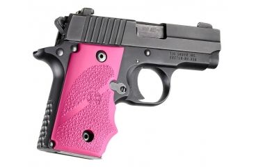 Image of Sig Sauer Grip Set, 938, Ambi, Pink Rubb - GRIP-938-PINKRBR-AMBI