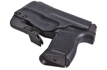 Image of SIG SAUER IWB Appendix Holster, Right Hand, SIG SAUER P365, Optic Ready, 1.5 in Belts, Composite, Black, Medium, 8900242