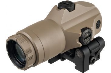 Image of OpticsPlanet Exclusive SIG SAUER Juliet 4 Magnifier, Flat Dark Earth, Small, SOJ41002