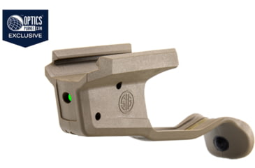 Image of OpticsPlanet Exclusive SIG SAUER Lima365 Laser Grip Pistol Mod for P365, Green, Small, FDE, SOL36532