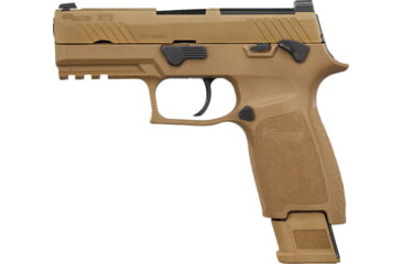 Image of SIG SAUER M18 Commercial Semi Auto Pistol with Manual Safety, 9mm Luger, 3.9 in Barrel