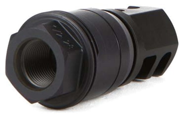 Image of SIG SAUER Clutch-Lok QD Muzzle Brake, 5.56mm, 5/8x24, 90 Degree Shoulder, Black, SL55612X2890DEGM