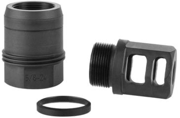 Image of SIG SAUER Muzzle Brake, 7.62mm, Clutch-Lok, 25 Deg Taper, Black, SL-762-58X24-25DEG-M