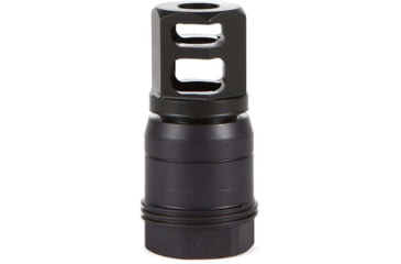 Image of SIG SAUER Clutch-Lok QD Muzzle Brake, 7.62mm, 5/8x24, 90 Degree Shoulder, Black, SL76258X2490DEGM