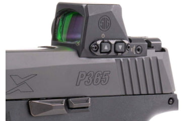 Image of SIG SAUER Romeo-X Compact Open Reflex Red Dot Sight, 1x24mm, 3 MOA Dot, Circle and Dot, Black, SORX1280