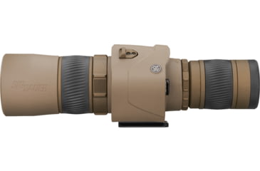 Image of SIG SAUER OSCAR6 HDX PRO OIS 16-32x60mm Spotting Scopes, Straight, FDE, SOO62001