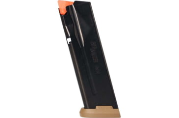 Image of SIG SAUER P365 X-Macro 9mm Luger 17 Round Pistol Magazine, Coyote, 1 Pack, Steel, 8901206-17RD