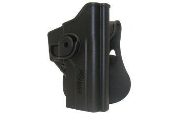 Image of Sig Sauer Paddle Retention Holster For P250 Compact 9 mm .40 Smith and Wesson .357 Sig Black Polymer Right Hand HOL-RPR250C9BLK