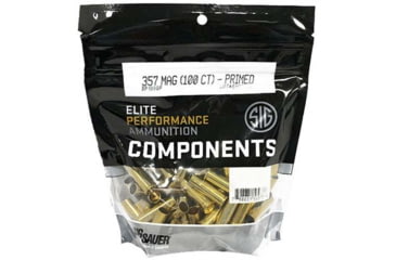 Image of SIG SAUER Pistol Brass, .357 Magnum, Primed, 100 Brass/Bag, BP1008P