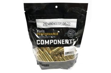 Image of SIG SAUER Rifle Brass, .243 Winchester, Non-Primed, 50 Brass/Bag, BR2006