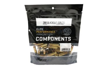 Image of SIG SAUER Rifle Brass, .300 AAC Blackout, Non-Primed, 50 Brass/Bag, BR2029