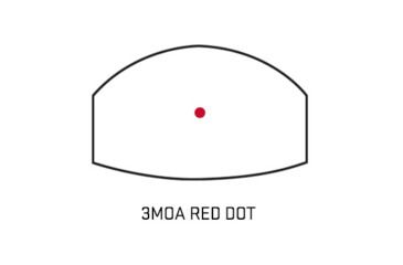 Image of SIG SAUER Romeo 1 1x30mm Reflex Sight, 3 MOA Red Dot Reticle, 1.0 MOA Adj, Black, SOR11099