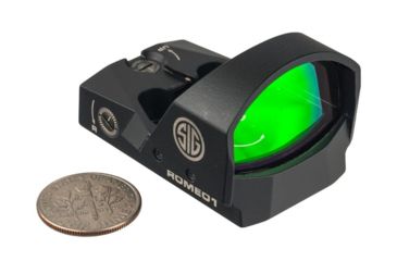 Image of SIG SAUER Romeo 1 1x30mm Reflex Sight, 3 MOA Red Dot Reticle, 1.0 MOA Adj, Black SOR11099