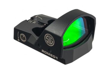 Image of SIG SAUER Romeo 1 1x30mm Reflex Sight, 3 MOA Red Dot Reticle, 1.0 MOA Adj, Black SOR11099