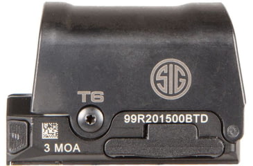 Image of SIG SAUER Romeo2 Red Dot Sight, 1x30mm, Circle Dot Dual Reticle, Black, SOR21000