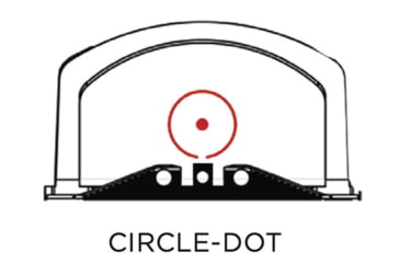 Image of SIG SAUER Romeo2 Red Dot Sight, 1x30mm, Circle Dot Dual Reticle, Black, SOR21000