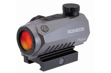 Image of Sig Sauer Romeo5 1x20 Compact Red Dot Sig Sauerht w/4 MOA Red Dot, Graphite SOR51001