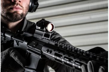 Image of SIG SAUER ROMEO5 1x20mm Red Dot Sight, 2 MOA Red Dot Reticle, 65 MOA Circle Dot, 1 x AAA Battery, Matte, Black, SOR52102, EDEMO5