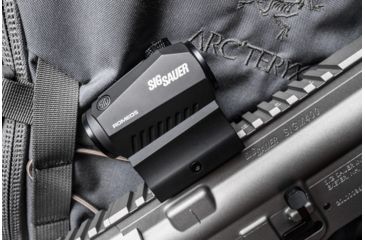 Image of SIG SAUER ROMEO5 1x20mm Red Dot Sight, 2 MOA Red Dot Reticle, 65 MOA Circle Dot, 1 x AAA Battery, Matte, Black, SOR52102, EDEMO5