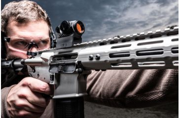 Image of SIG SAUER ROMEO5 1x20mm Red Dot Sight, 2 MOA Red Dot Reticle, 65 MOA Circle Dot, 1 x AAA Battery, Matte, Black, SOR52102, EDEMO5