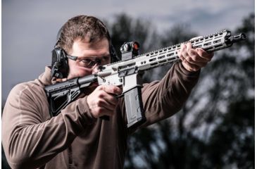 Image of SIG SAUER ROMEO5 1x20mm Red Dot Sight, 2 MOA Red Dot Reticle, 65 MOA Circle Dot, 1 x AAA Battery, Matte, Black, SOR52102, EDEMO5