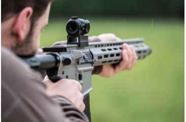 Image of SIG SAUER ROMEO5 1x20mm Red Dot Sight, 2 MOA Red Dot Reticle, 65 MOA Circle Dot, 1 x AAA Battery, Matte, Black, SOR52102, EDEMO5