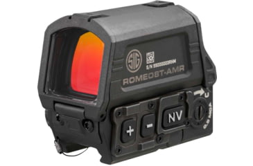 Image of SIG SAUER Romeo 8T-AMR Red Dot Sight, 1x40mm, Quad Ballistic Circle Dot 2.0 Reticle, Black, SOR8T101