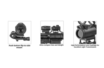 Image of SIG SAUER Romeo-MSR 1x20mm Compact Red Dot Sight and Juliet5 5x Micro Magnifier Combo, Black, SORJ72501