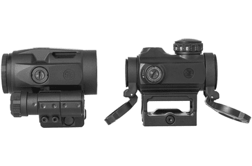 Image of SIG SAUER Romeo-MSR 1x20mm Compact Red Dot Sight and Juliet5 5x Micro Magnifier Combo, Black, SORJ72501