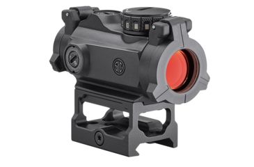 Image of SIG SAUER Romeo-MSR 1x20mm Reflex Red Dot Sight, 2 MOA Green Dot Reticle, Black, SOR72002