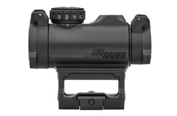 Image of SIG SAUER Romeo-MSR 1x20mm Reflex Red Dot Sight, 2 MOA Green Dot Reticle, Black, SOR72002
