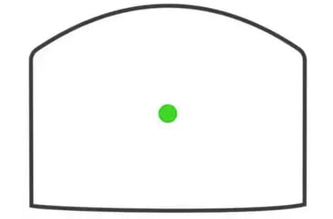 Image of SIG SAUER Romeo-RS Compact 1x24mm Reflex Red Dot Sight, 3 MOA Green Dot, Black, Black, SOR02180