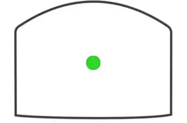 Image of SIG SAUER Romeo-RS Compact 1x24mm Reflex Red Dot Sight, 6 MOA Green Dot, Black, Black, SOR02190